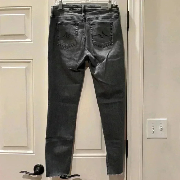 Adriano Goldschmied AG Prima Ankle in Grey Light Cigarette Skinny Jeans 29R - Picture 4 of 5